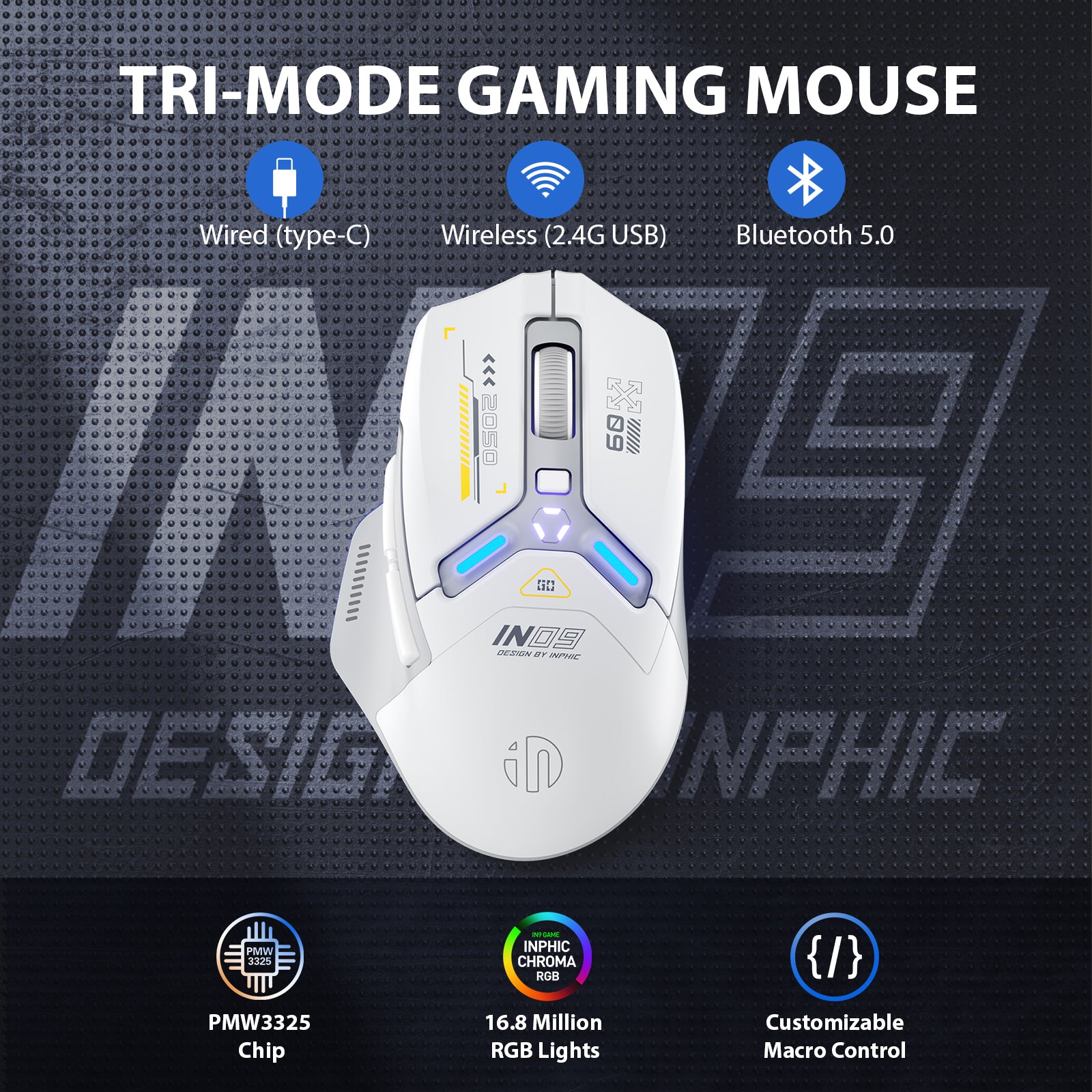 Infic inphic IN9 Gaming Mouse | Silent Click | Wired and Wireless Mouse ...
