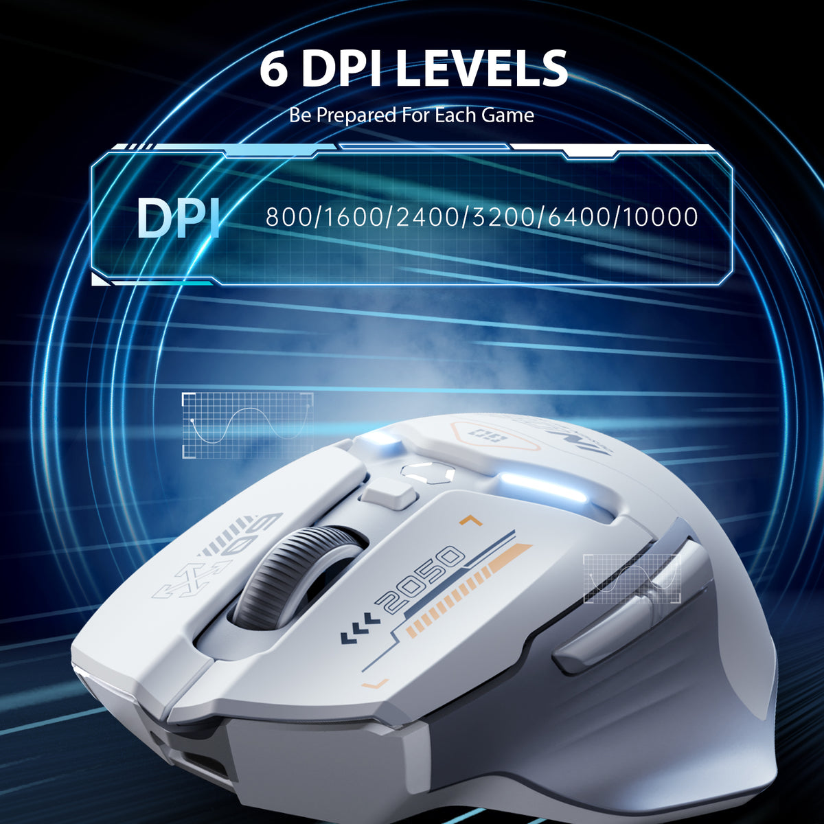 Inphic Design inphic IN9 Gaming Mouse | Silent Click | Wired and Wireless Mouse ...